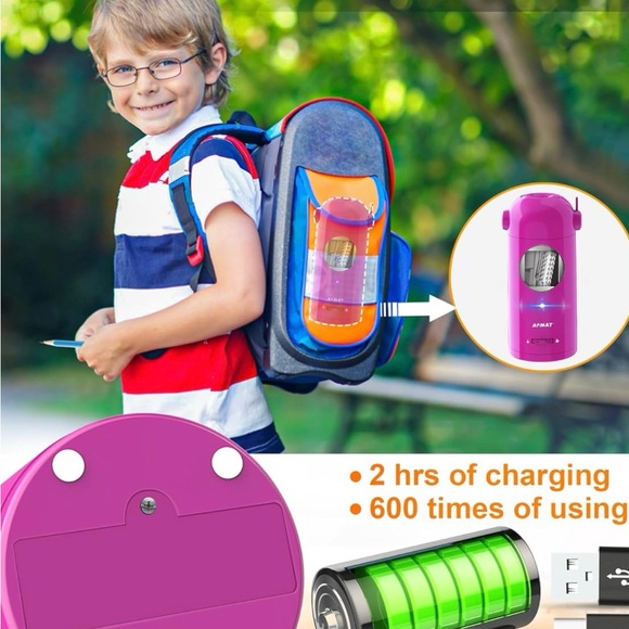 * Rechargeable Cute Monster Pencil Sharpener - Picture 2 of 3